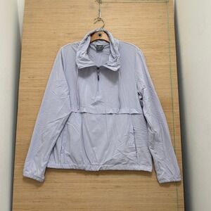 New Balance Lavender Quarter Zip Windbreaker Pullover Jacket Large 6971